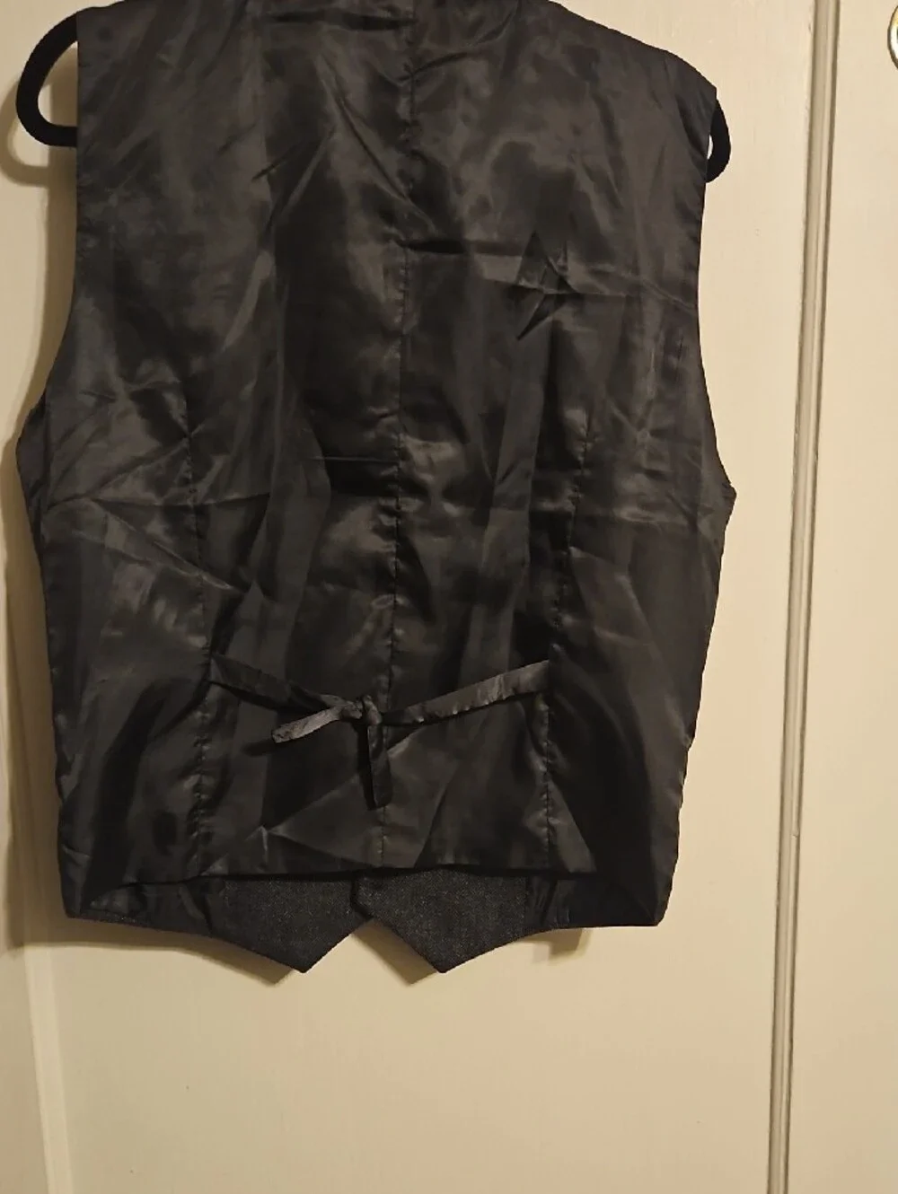 Paul Jones Men's Gray Herringbone Vest